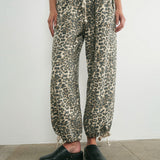 Malibu Leopard Print Pull-On Pants