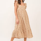 Hibiscus Breeze Tiered Maxi Dress - alldeserved.com