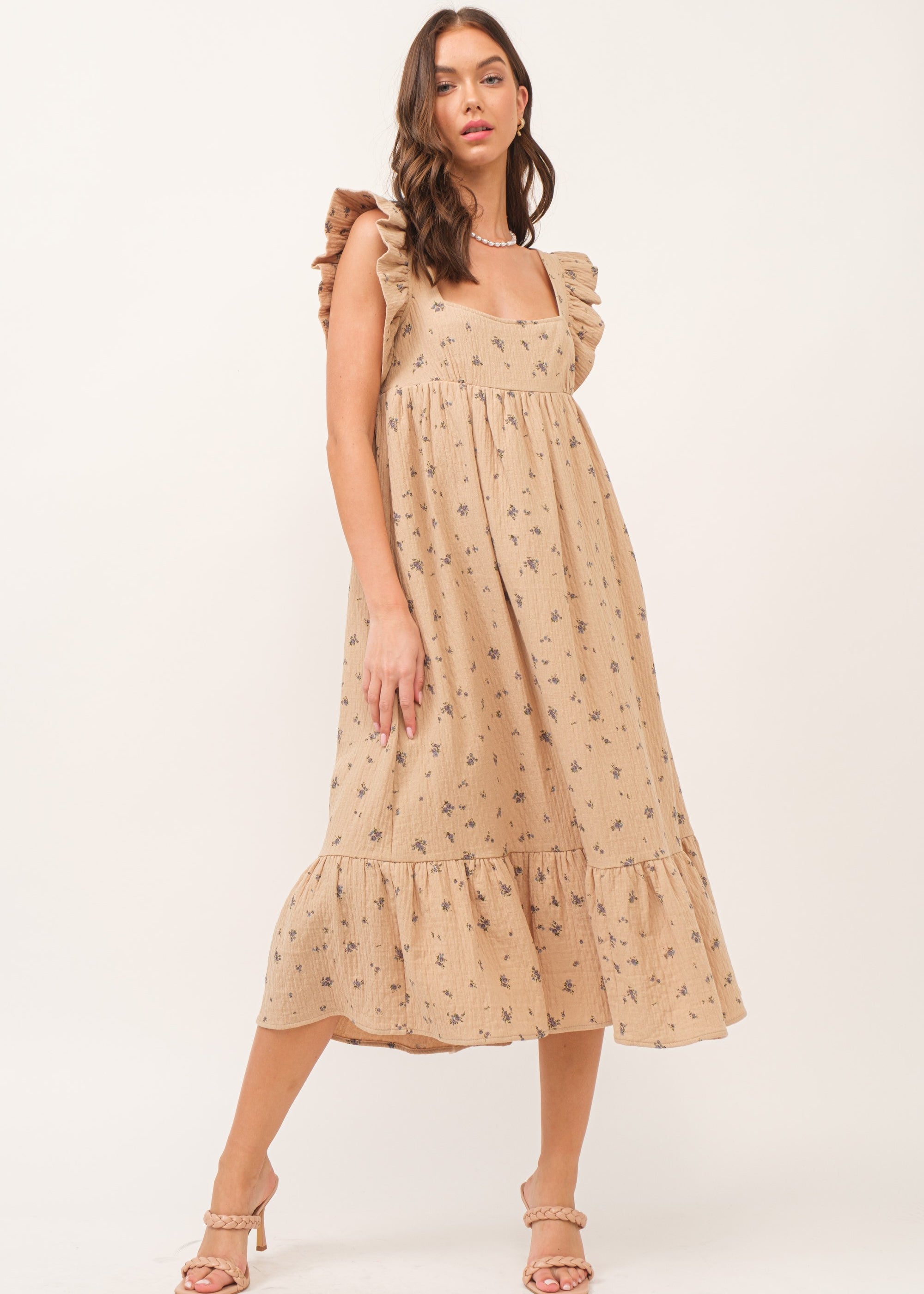 Hibiscus Breeze Tiered Maxi Dress - alldeserved.com