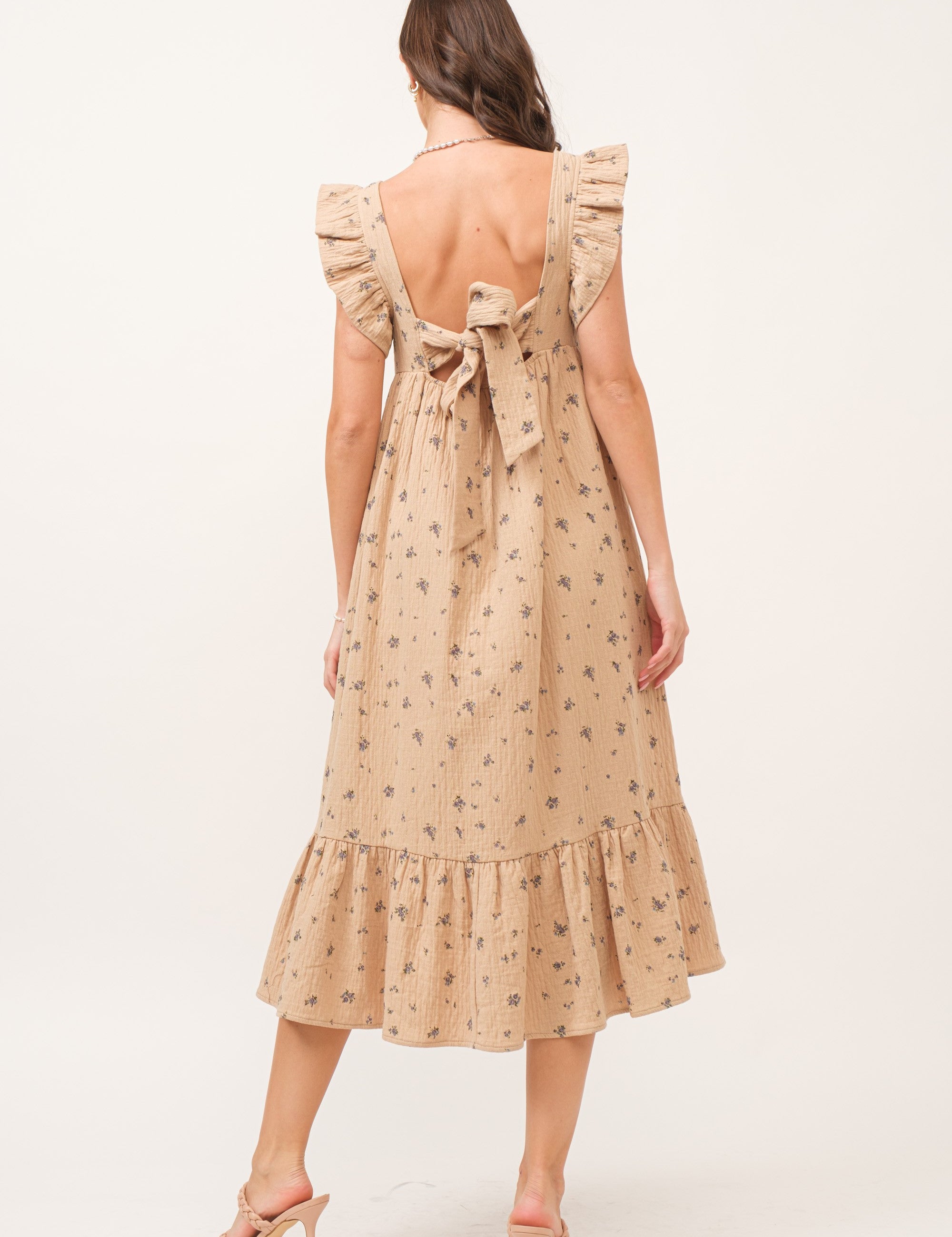 Hibiscus Breeze Tiered Maxi Dress - alldeserved.com