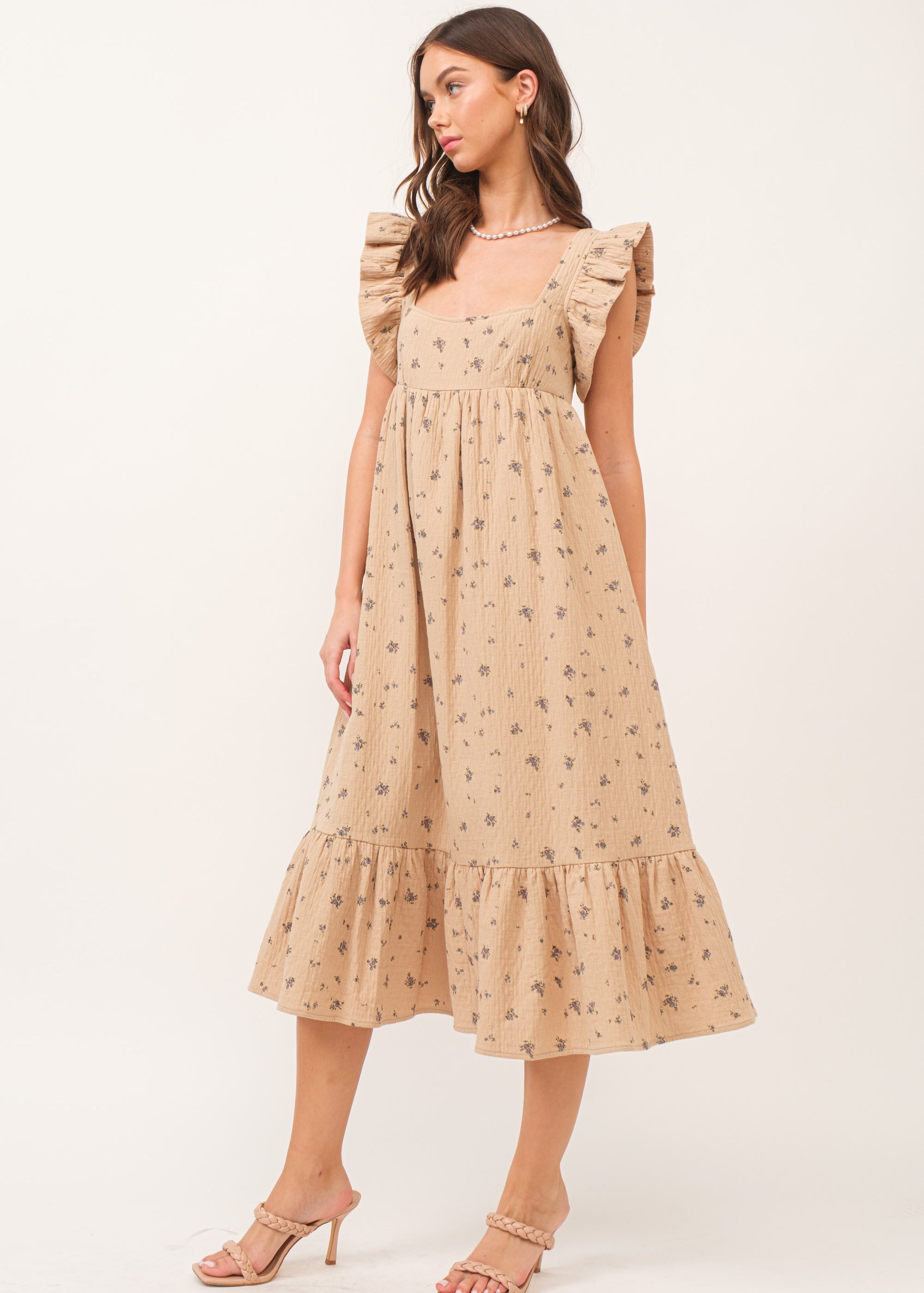 Hibiscus Breeze Tiered Maxi Dress - alldeserved.com