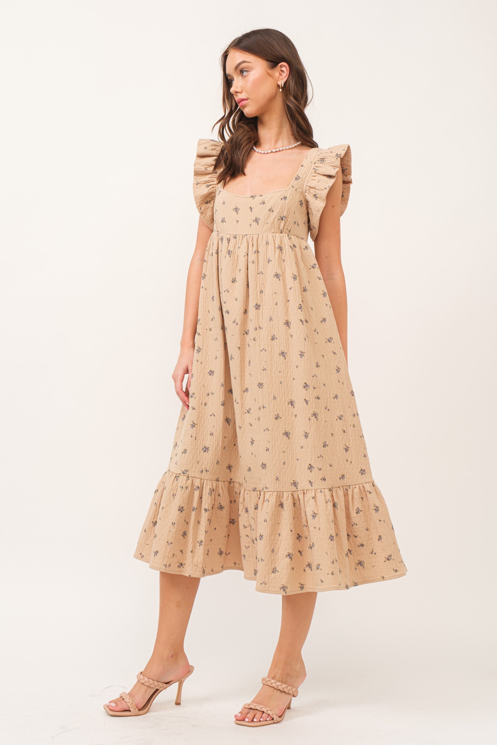 Hibiscus Breeze Tiered Maxi Dress - alldeserved.com
