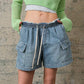 Effie Denim Cargo Shorts - alldeserved.com