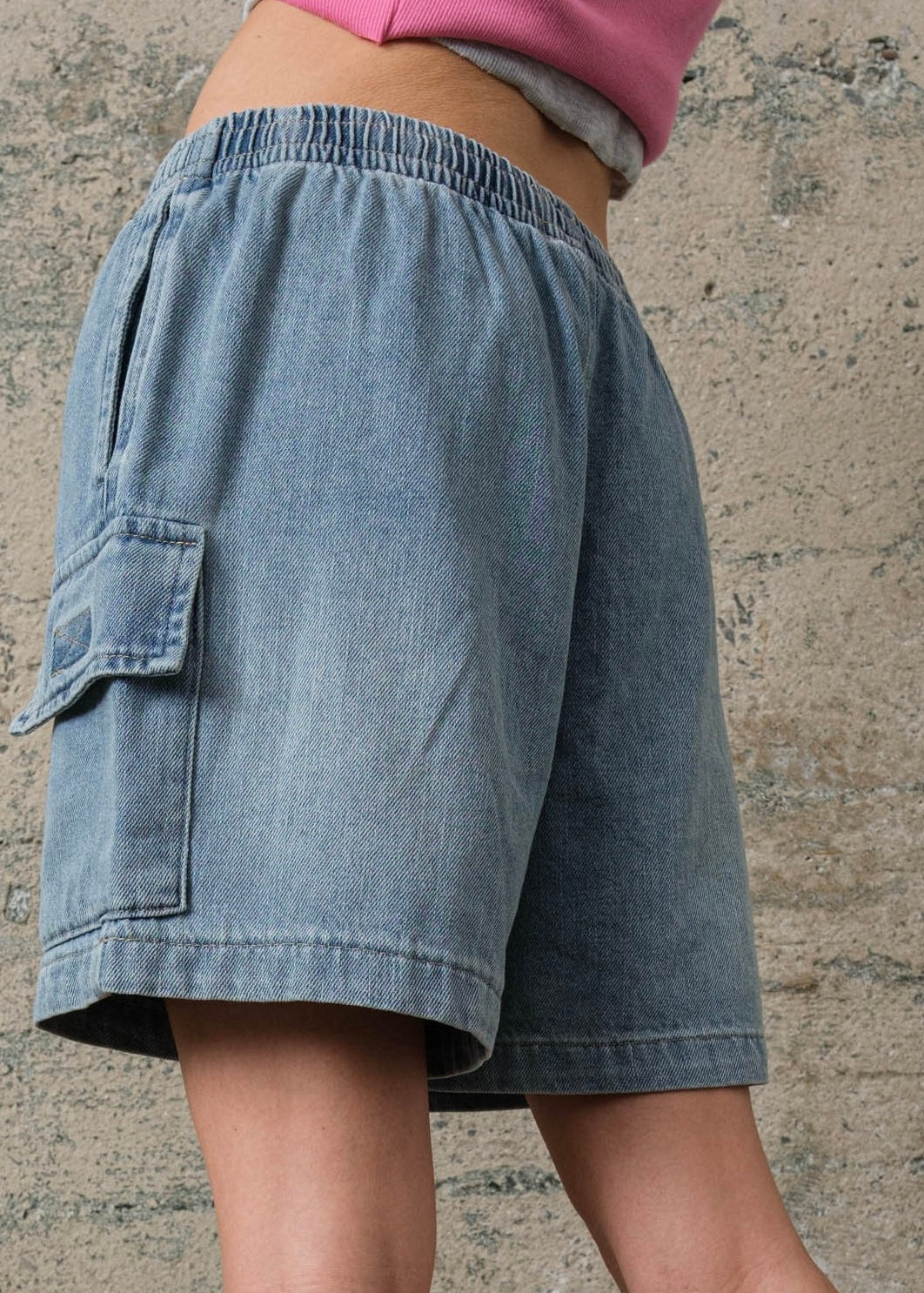 Effie Denim Cargo Shorts - alldeserved.com