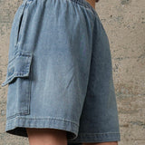 Effie Denim Cargo Shorts - alldeserved.com