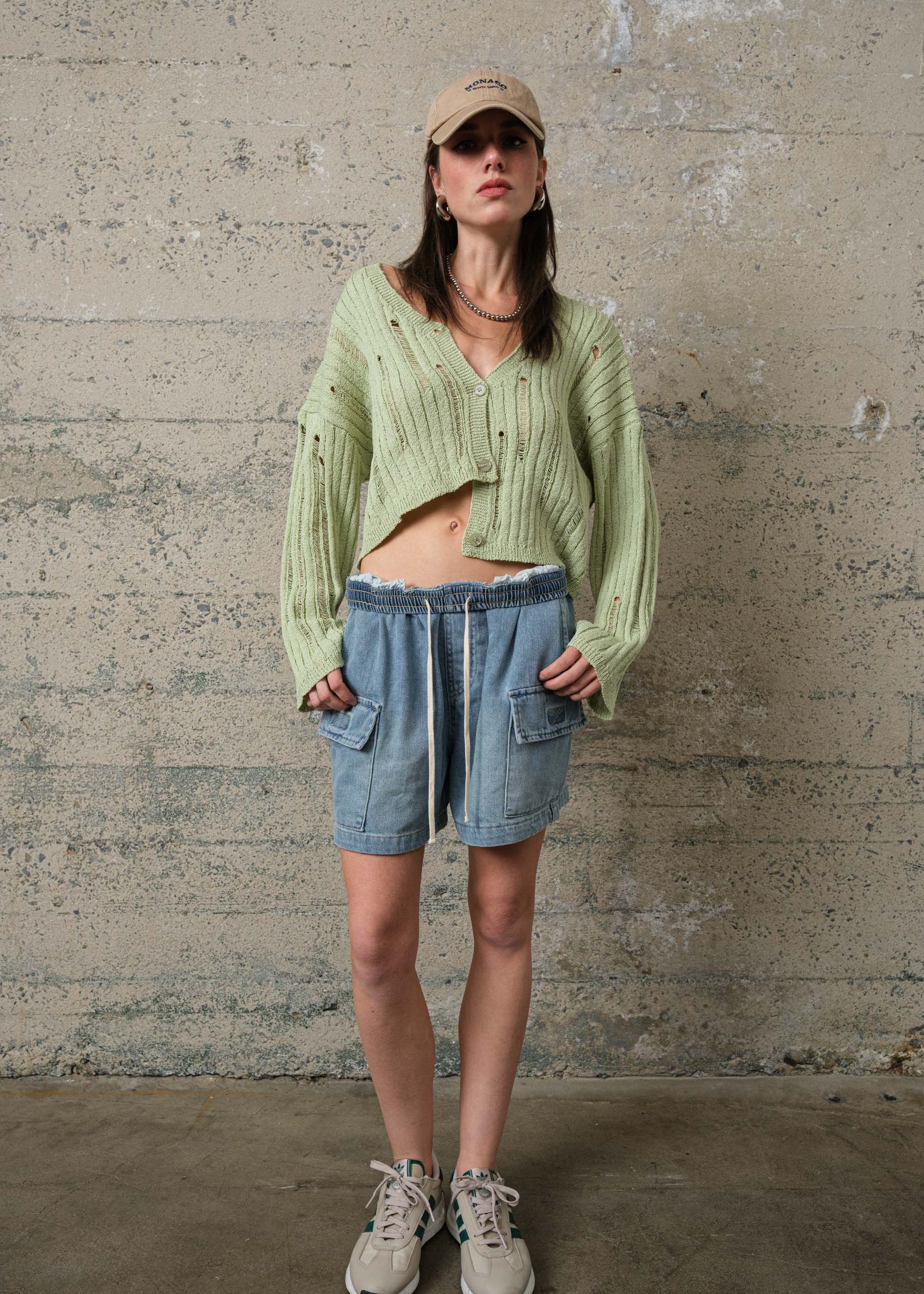 Effie Denim Cargo Shorts - alldeserved.com