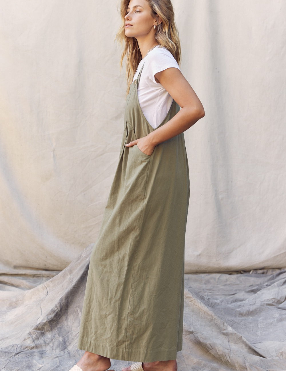In My Dreams Wide Leg Cotton Jumpsuit - alldeserved.com