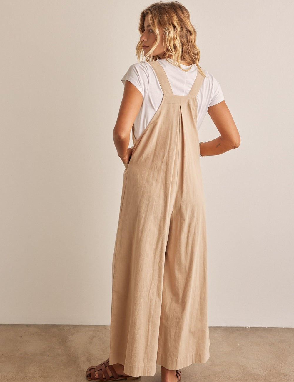 In My Dreams Wide Leg Cotton Jumpsuit - alldeserved.com