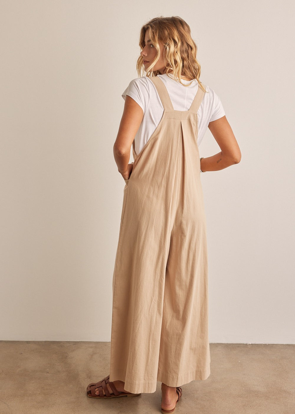In My Dreams Wide Leg Cotton Jumpsuit - alldeserved.com