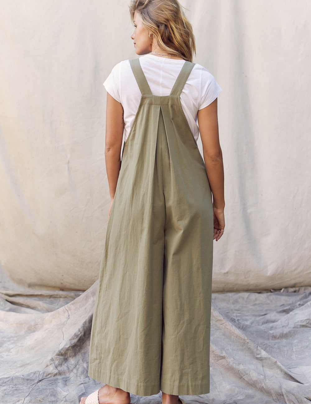 In My Dreams Wide Leg Cotton Jumpsuit - alldeserved.com