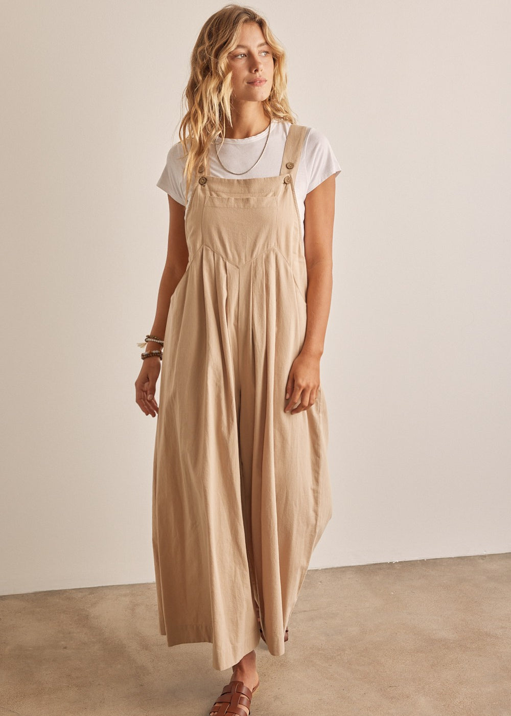 In My Dreams Wide Leg Cotton Jumpsuit - alldeserved.com