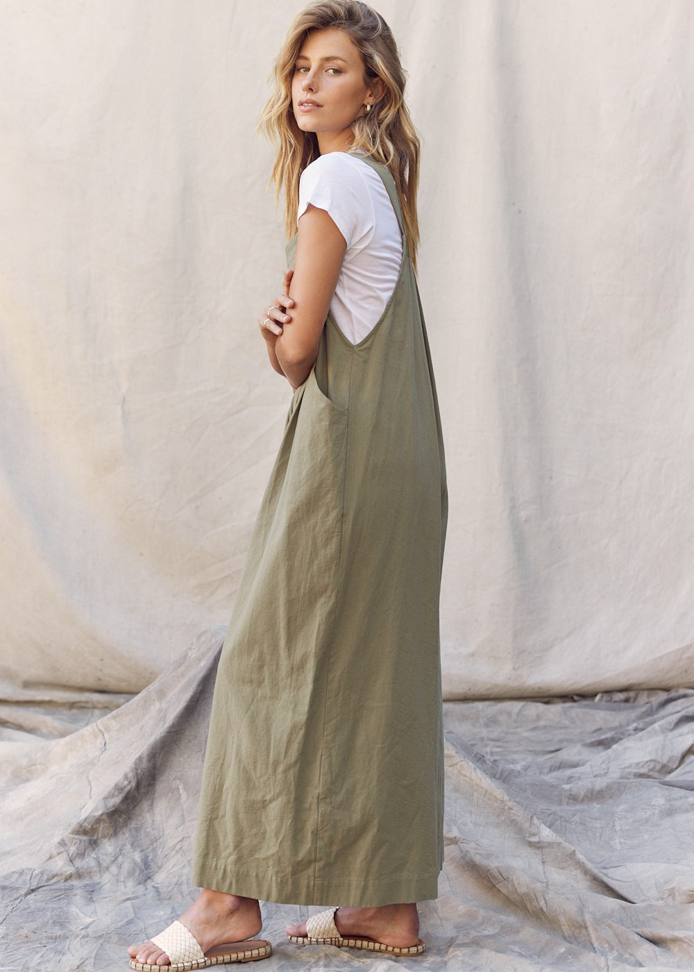 In My Dreams Wide Leg Cotton Jumpsuit - alldeserved.com