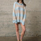 COZY Stripe Distressed Loose Pullover Sweater - alldeserved.com