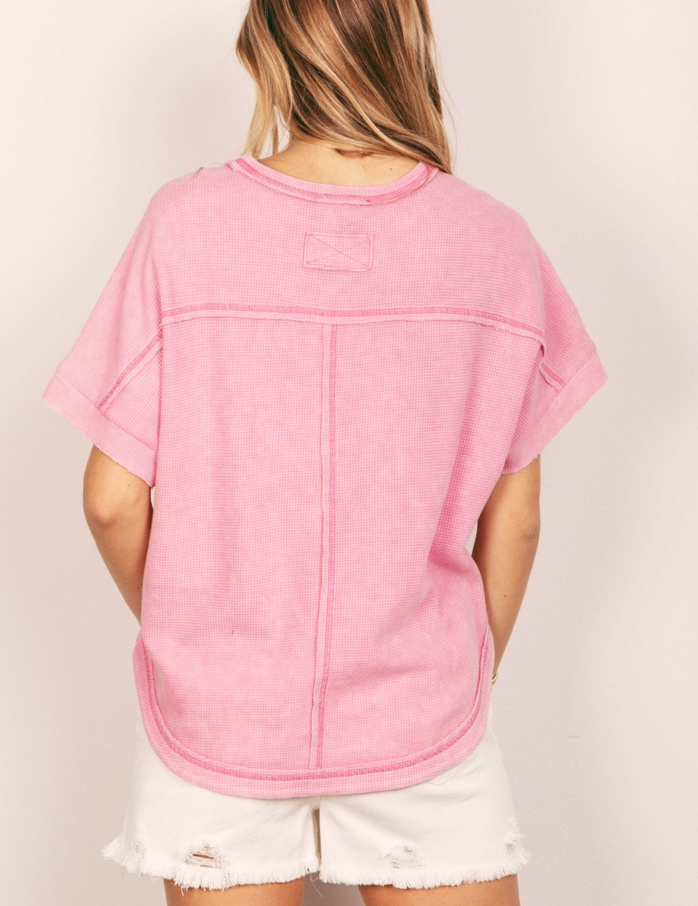 Oversized Textured Tee - alldeserved.com
