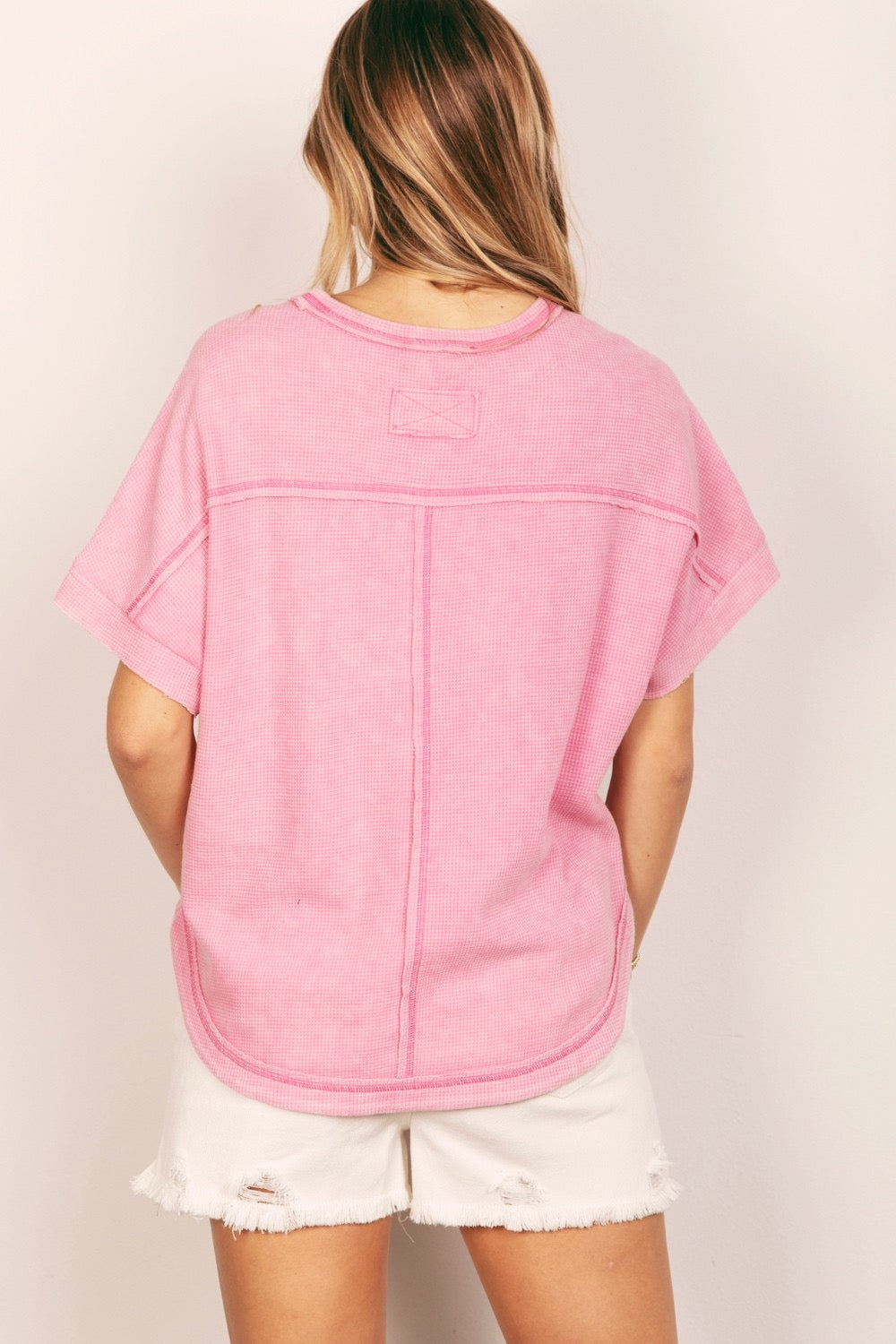 Oversized Textured Tee - alldeserved.com