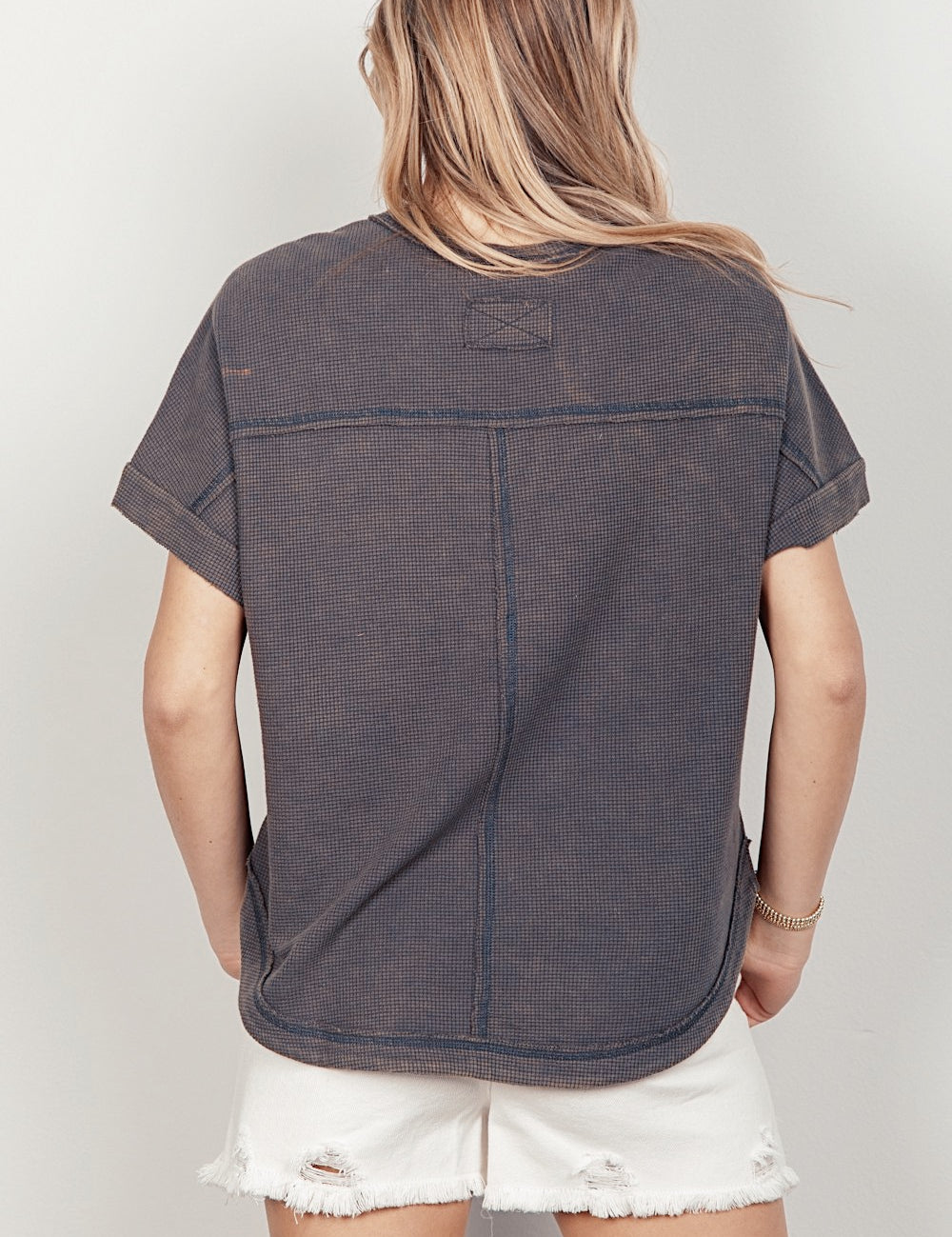 Oversized Textured Tee - alldeserved.com