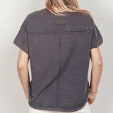 Oversized Textured Tee - alldeserved.com