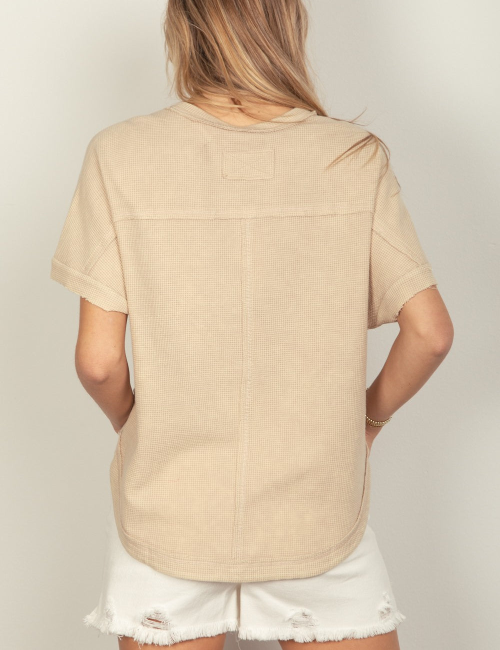 Oversized Textured Tee - alldeserved.com