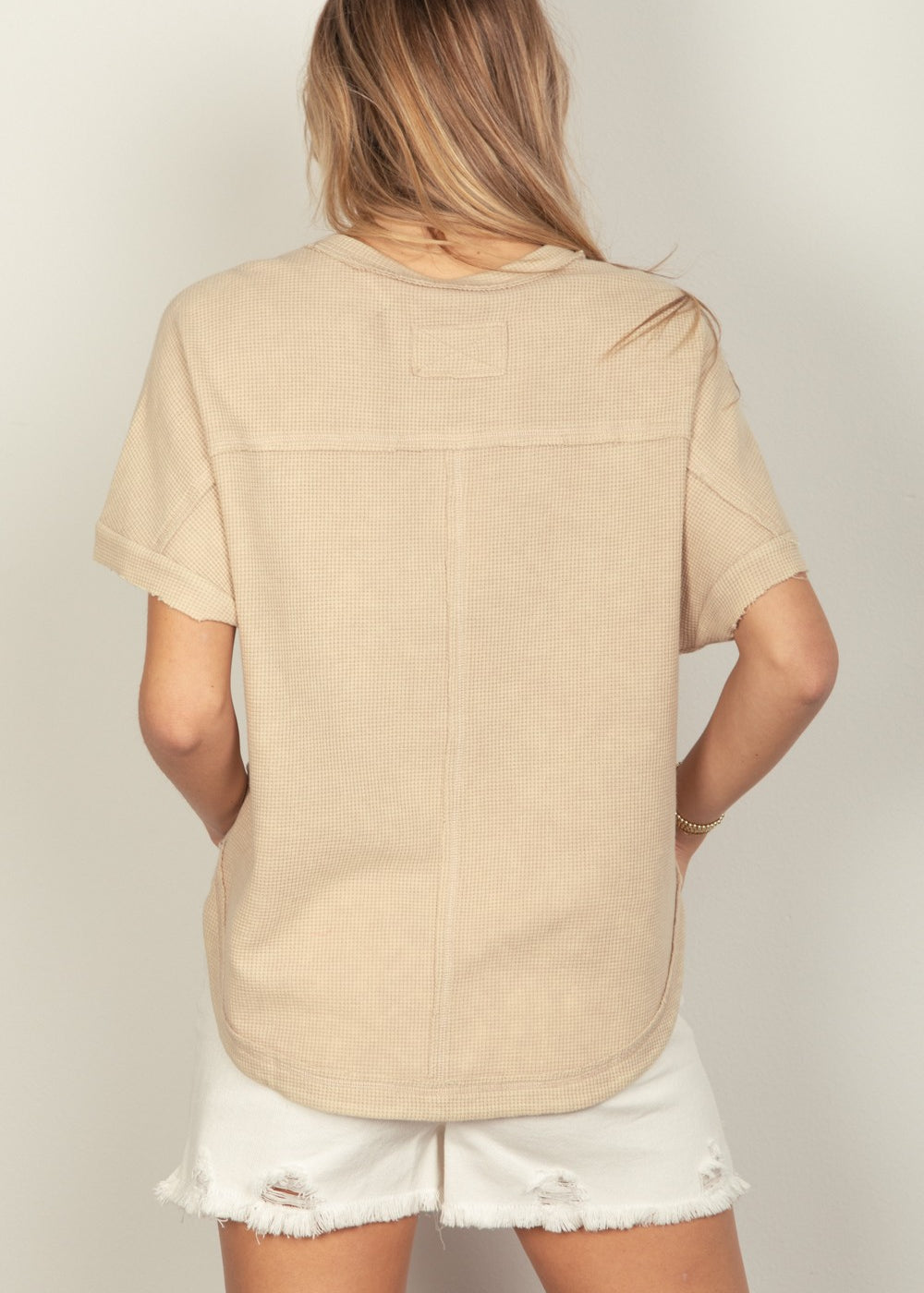 Oversized Textured Tee - alldeserved.com