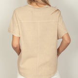 Oversized Textured Tee - alldeserved.com