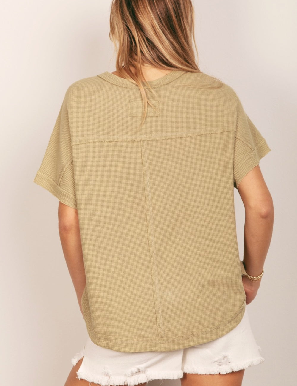 Oversized Textured Tee - alldeserved.com