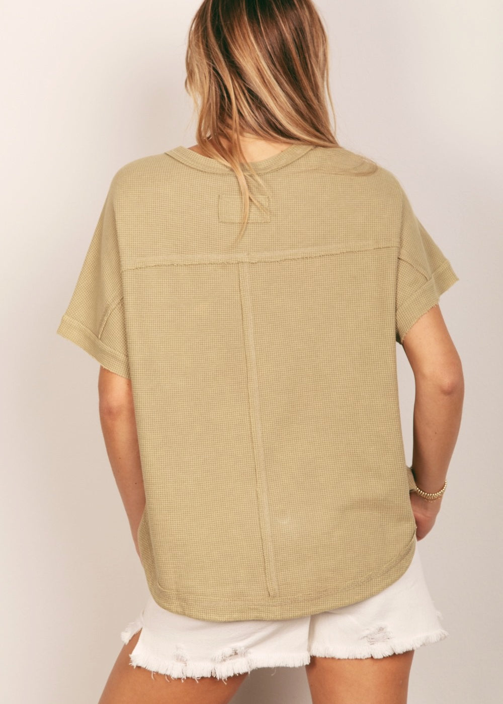 Oversized Textured Tee - alldeserved.com