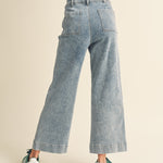 Sofie Cuffed Straight Crop Jeans - alldeserved.com