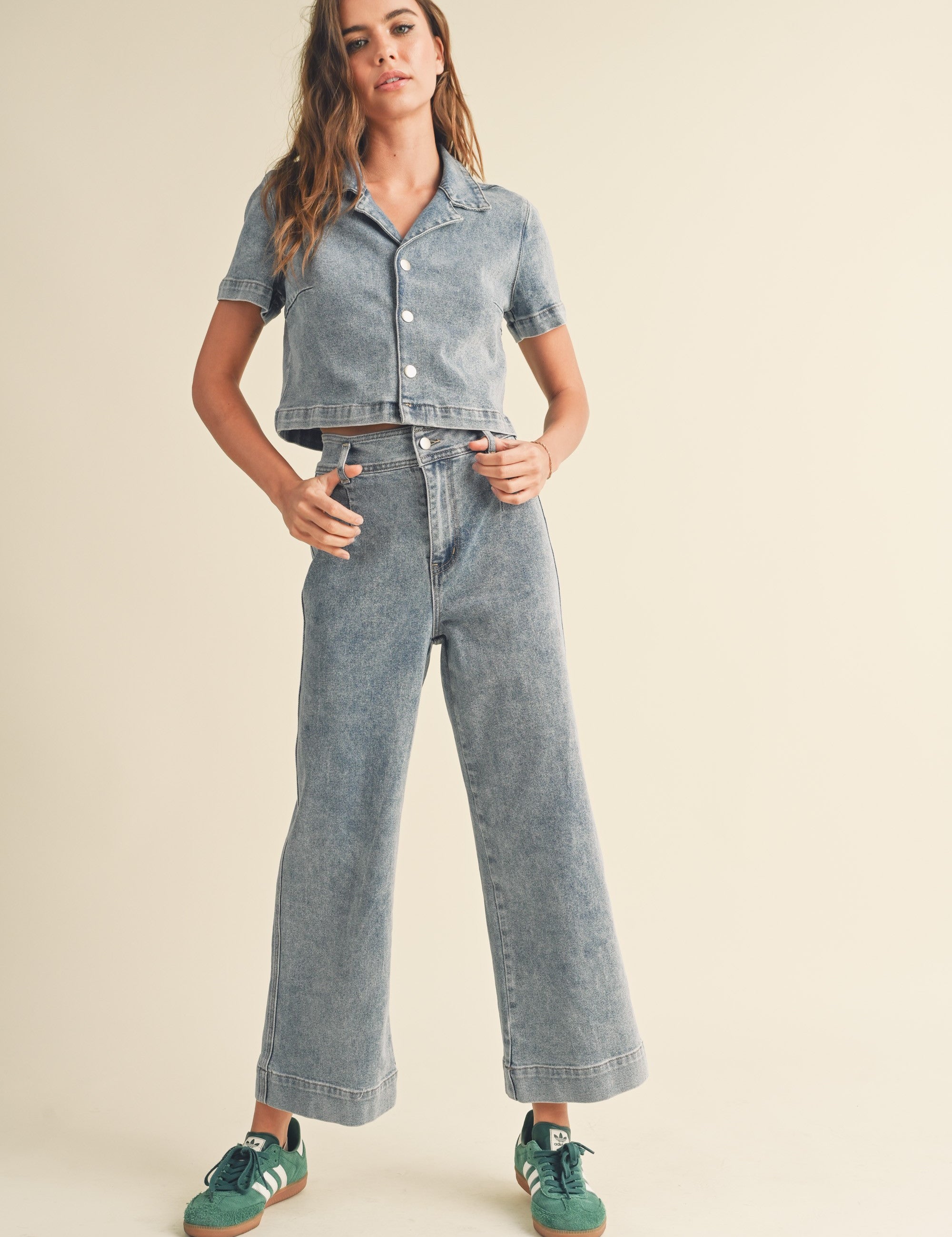 Sofie Cuffed Straight Crop Jeans - alldeserved.com