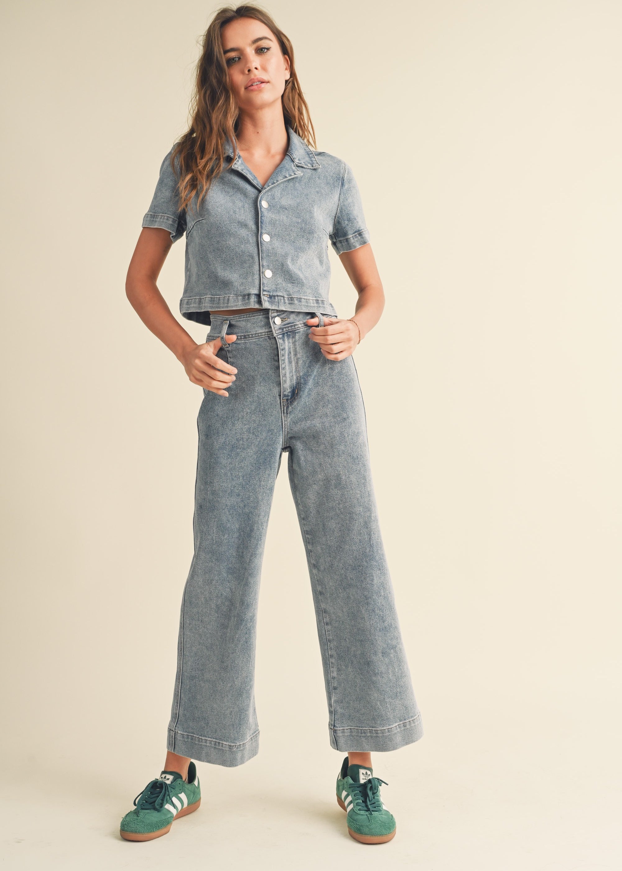Sofie Cuffed Straight Crop Jeans - alldeserved.com