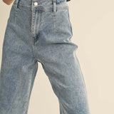 Sofie Cuffed Straight Crop Jeans - alldeserved.com