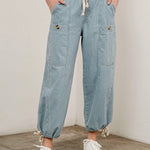 Malibu Striped Pull-On Pants - alldeserved.com
