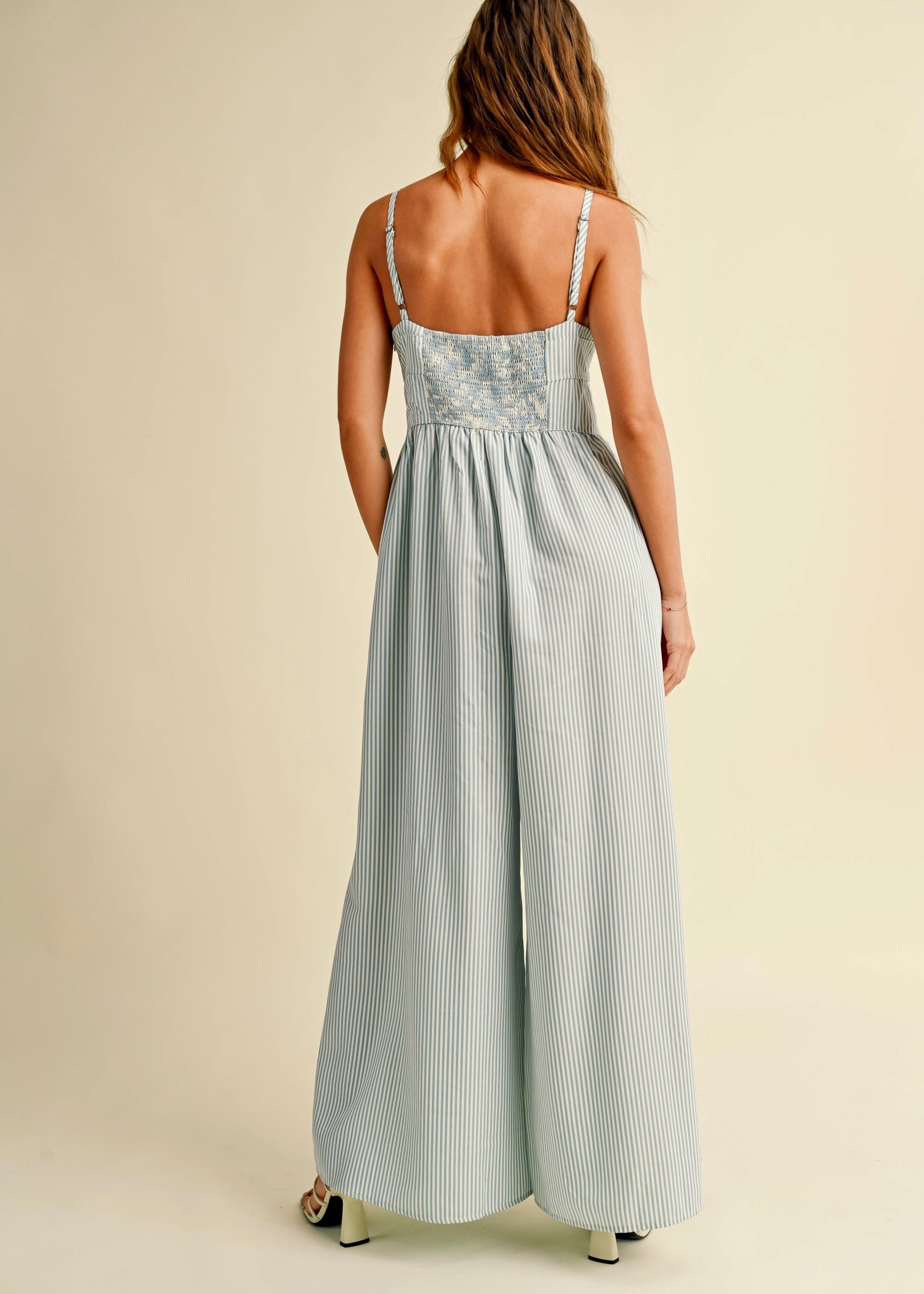 Always Yours Striped Jumpsuit - alldeserved.com