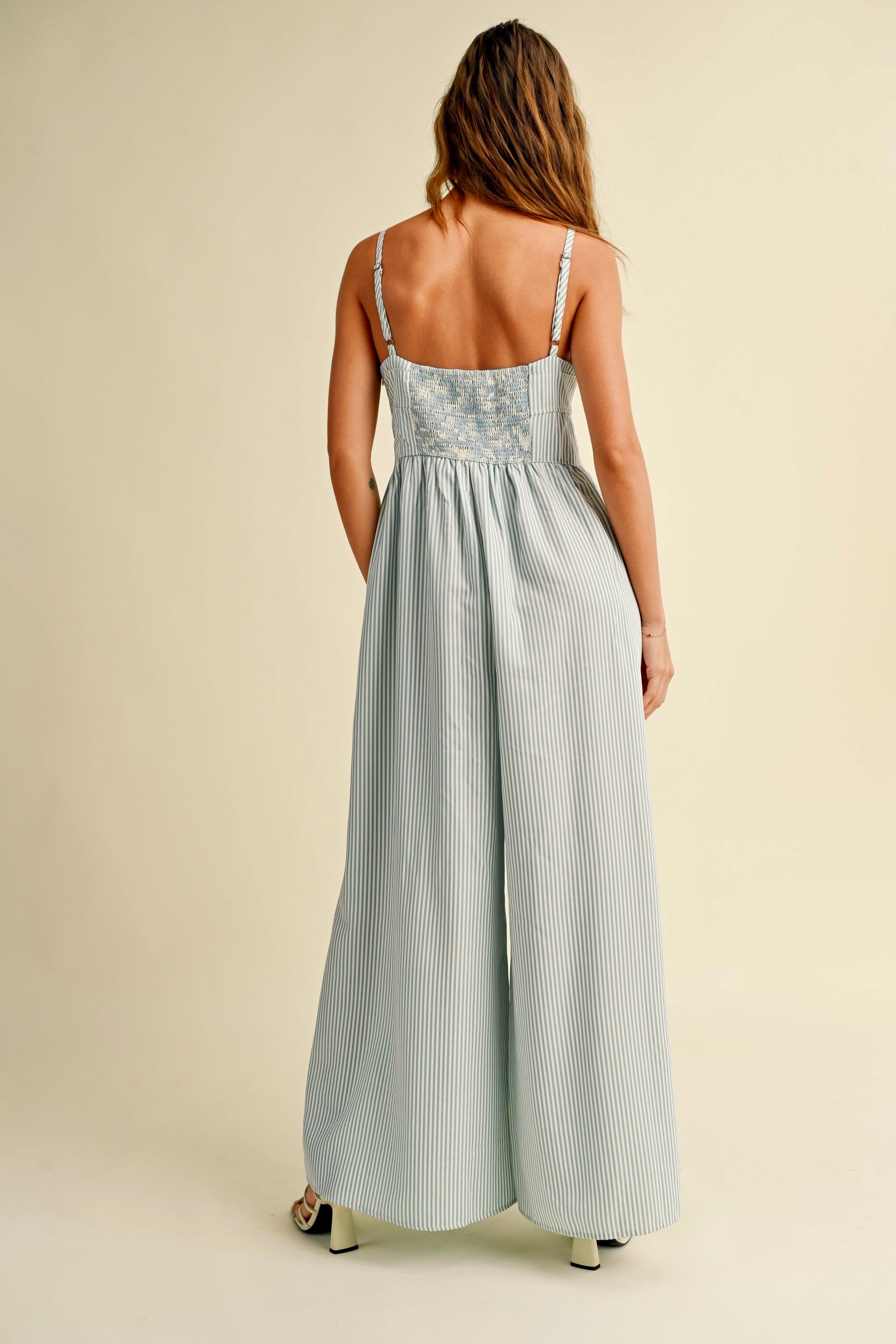 Always Yours Striped Jumpsuit - alldeserved.com