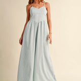 Always Yours Striped Jumpsuit - alldeserved.com