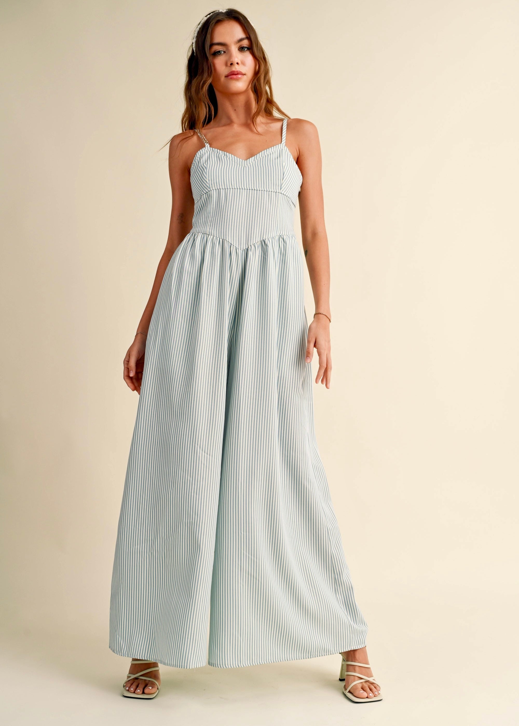 Always Yours Striped Jumpsuit - alldeserved.com