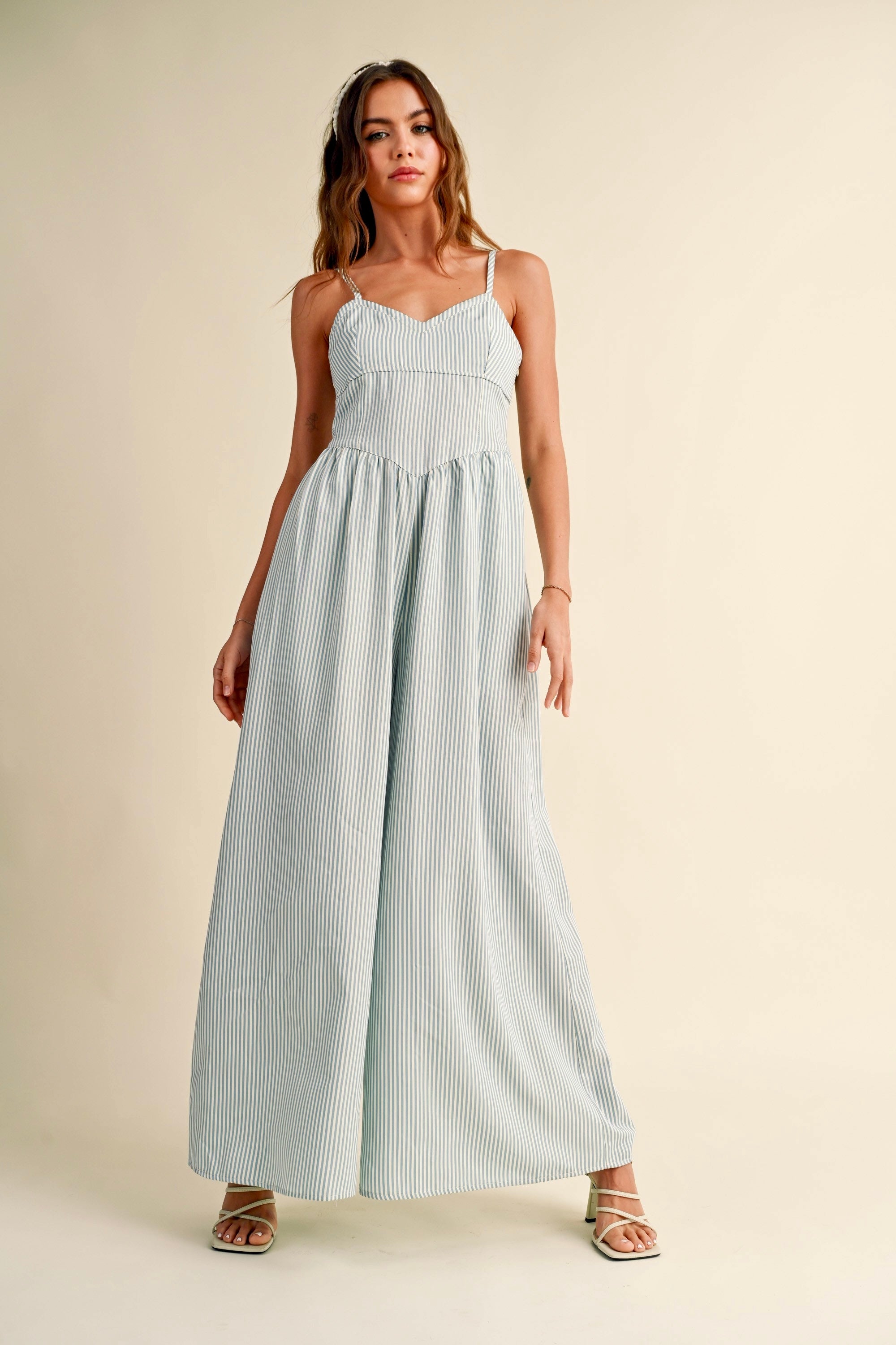 Always Yours Striped Jumpsuit - alldeserved.com