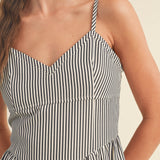 Always Yours Striped Jumpsuit - alldeserved.com