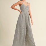 Always Yours Striped Jumpsuit - alldeserved.com