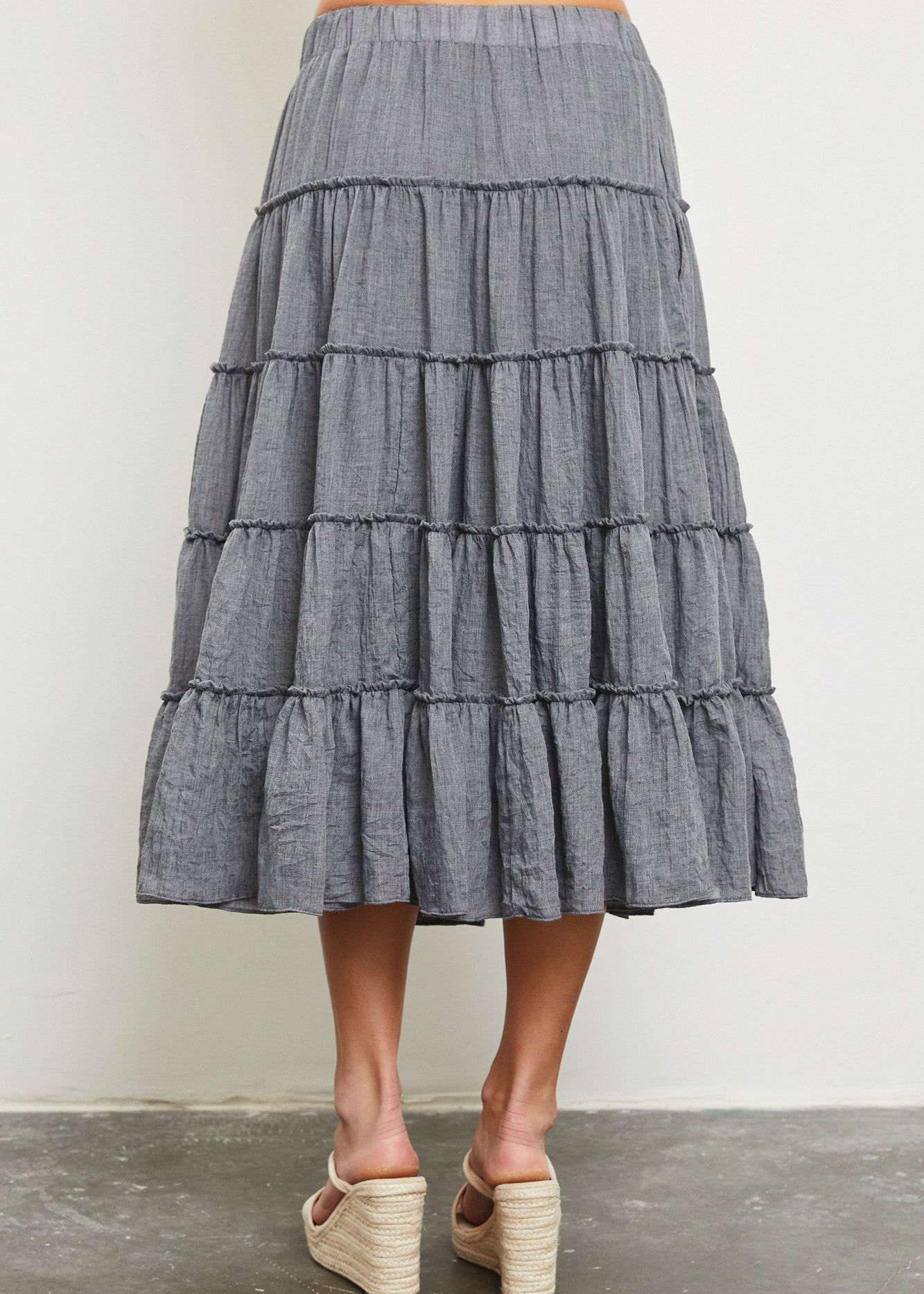 Santa Luz Tiered Skirt - alldeserved.com