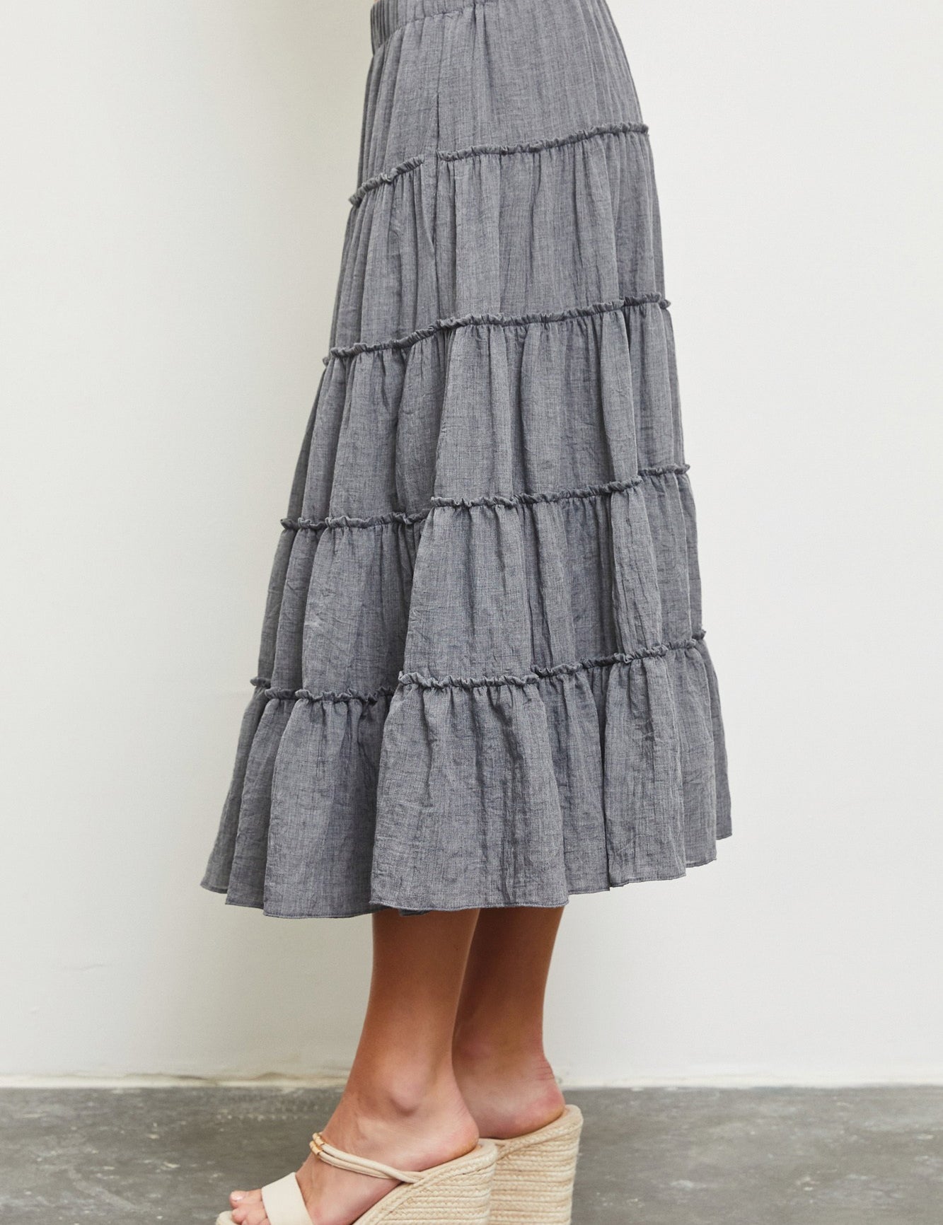 Santa Luz Tiered Skirt - alldeserved.com