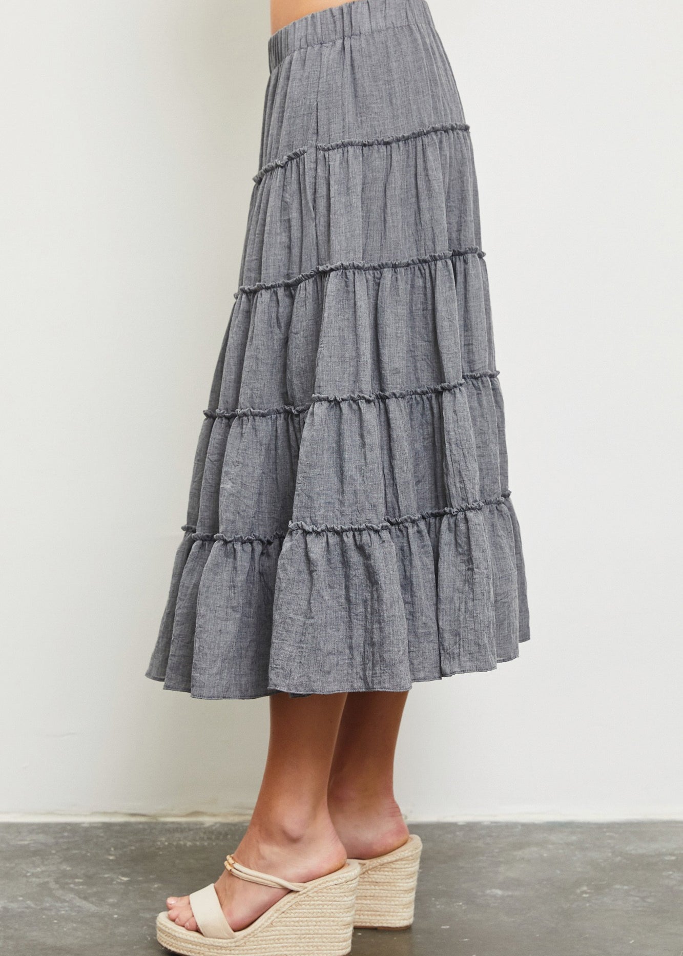 Santa Luz Tiered Skirt - alldeserved.com