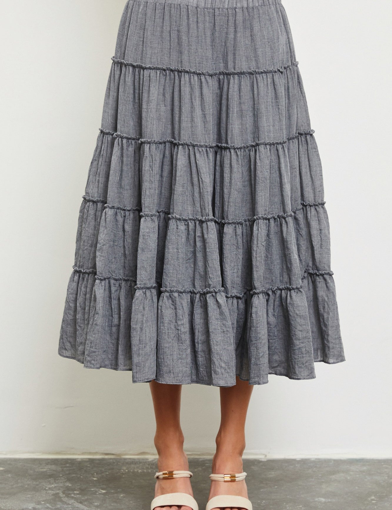 Santa Luz Tiered Skirt - alldeserved.com