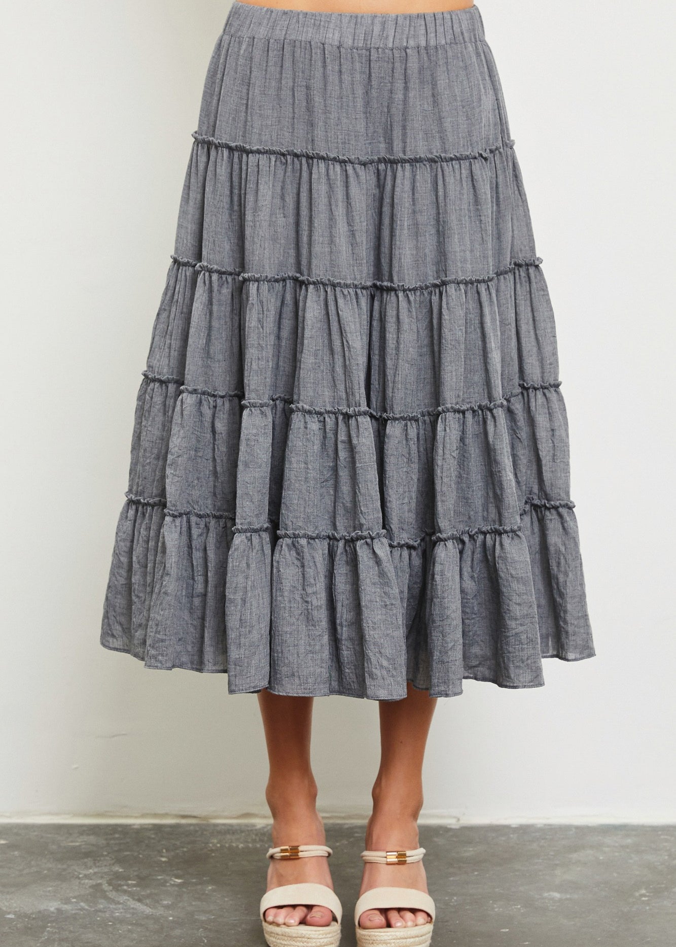 Santa Luz Tiered Skirt - alldeserved.com