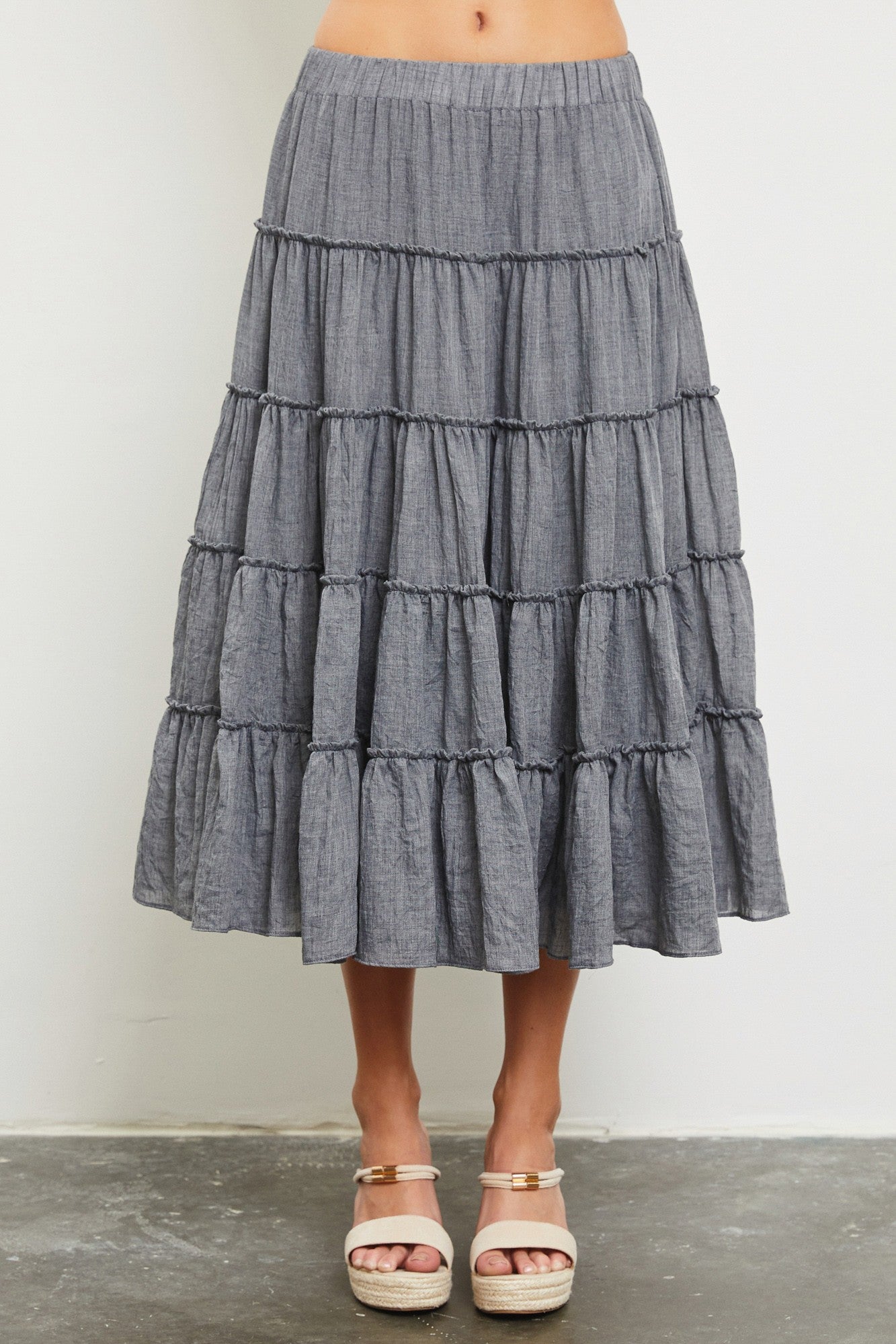 Santa Luz Tiered Skirt - alldeserved.com