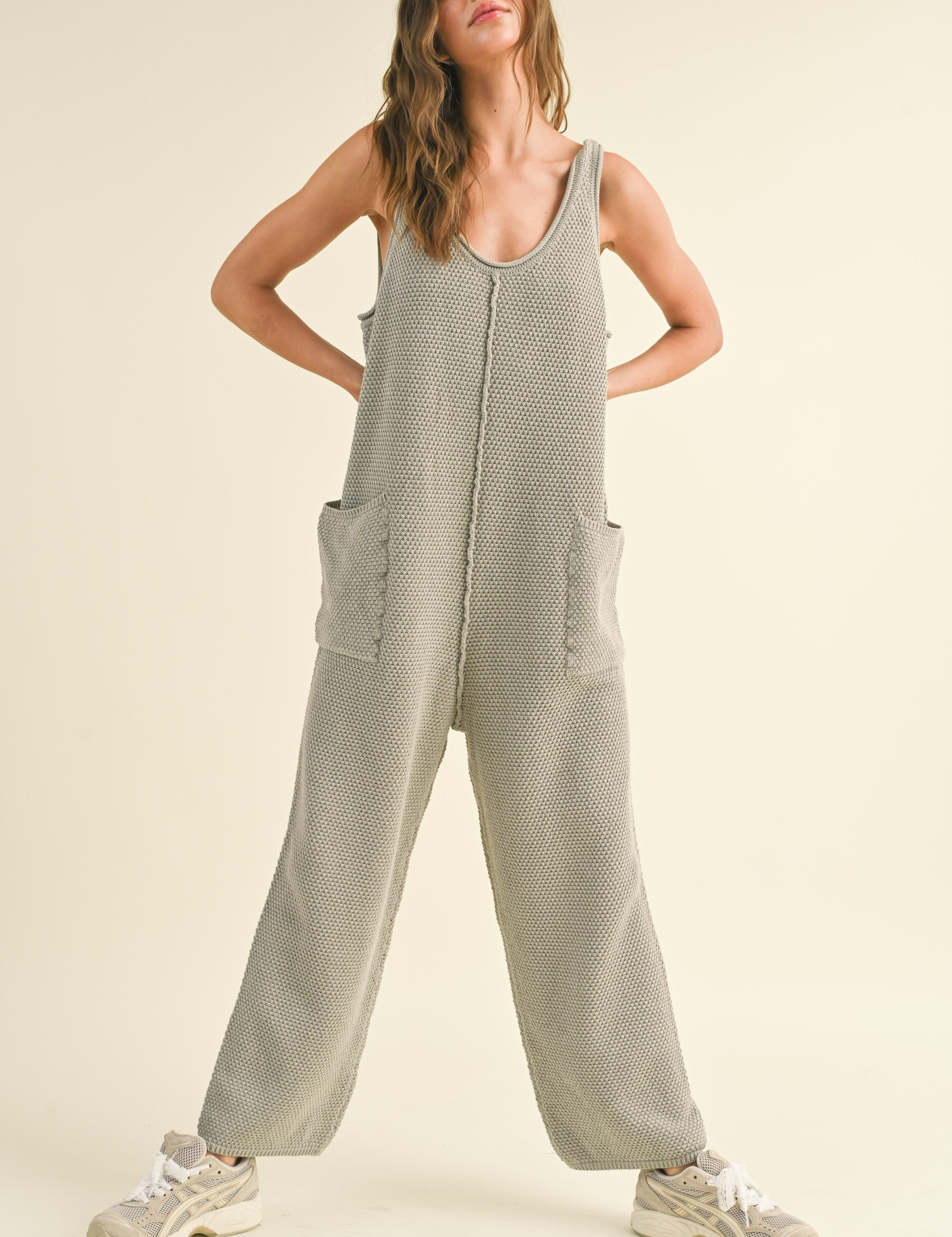 Hailee Knitted Jumpsuit - alldeserved.com