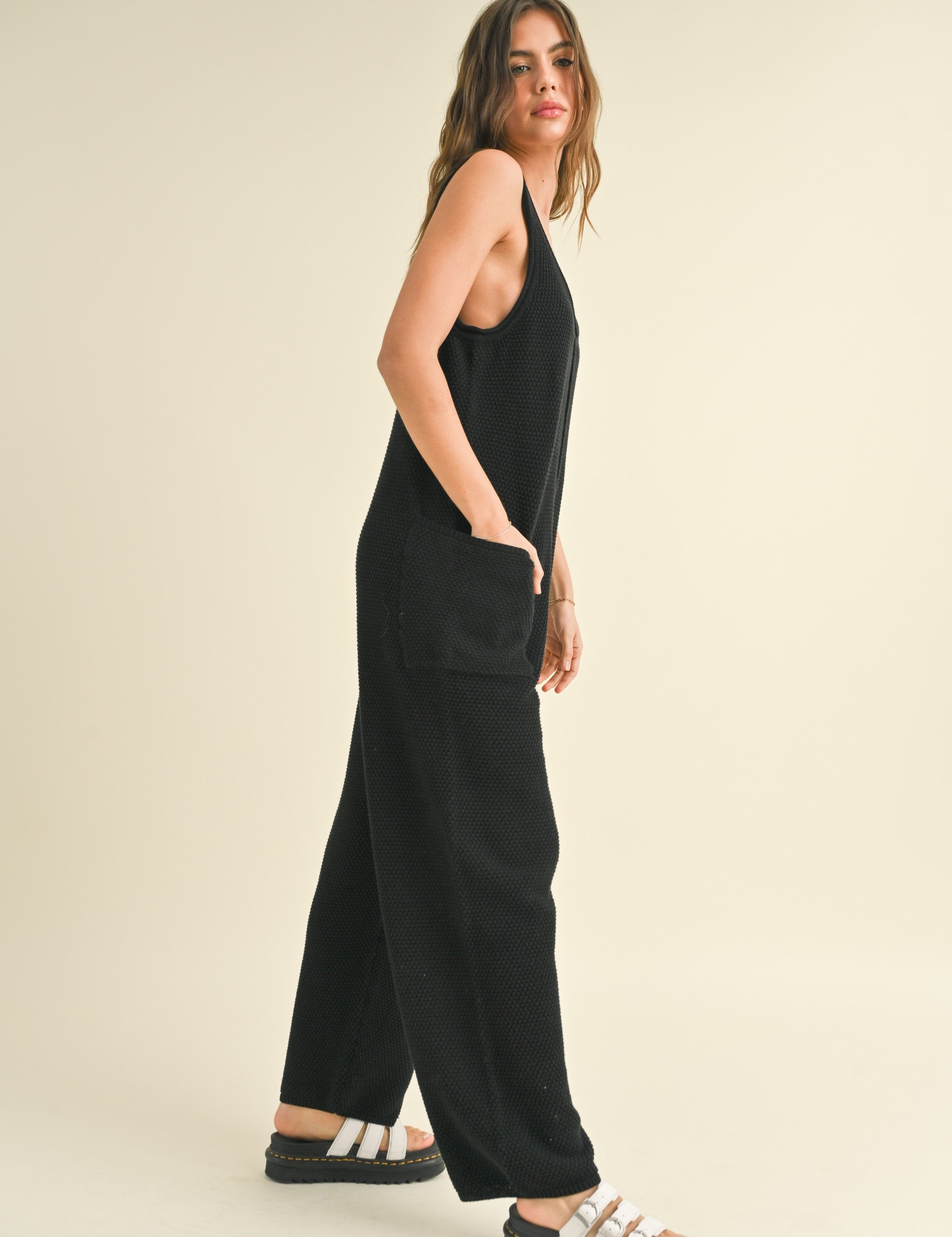 Hailee Knitted Jumpsuit - alldeserved.com