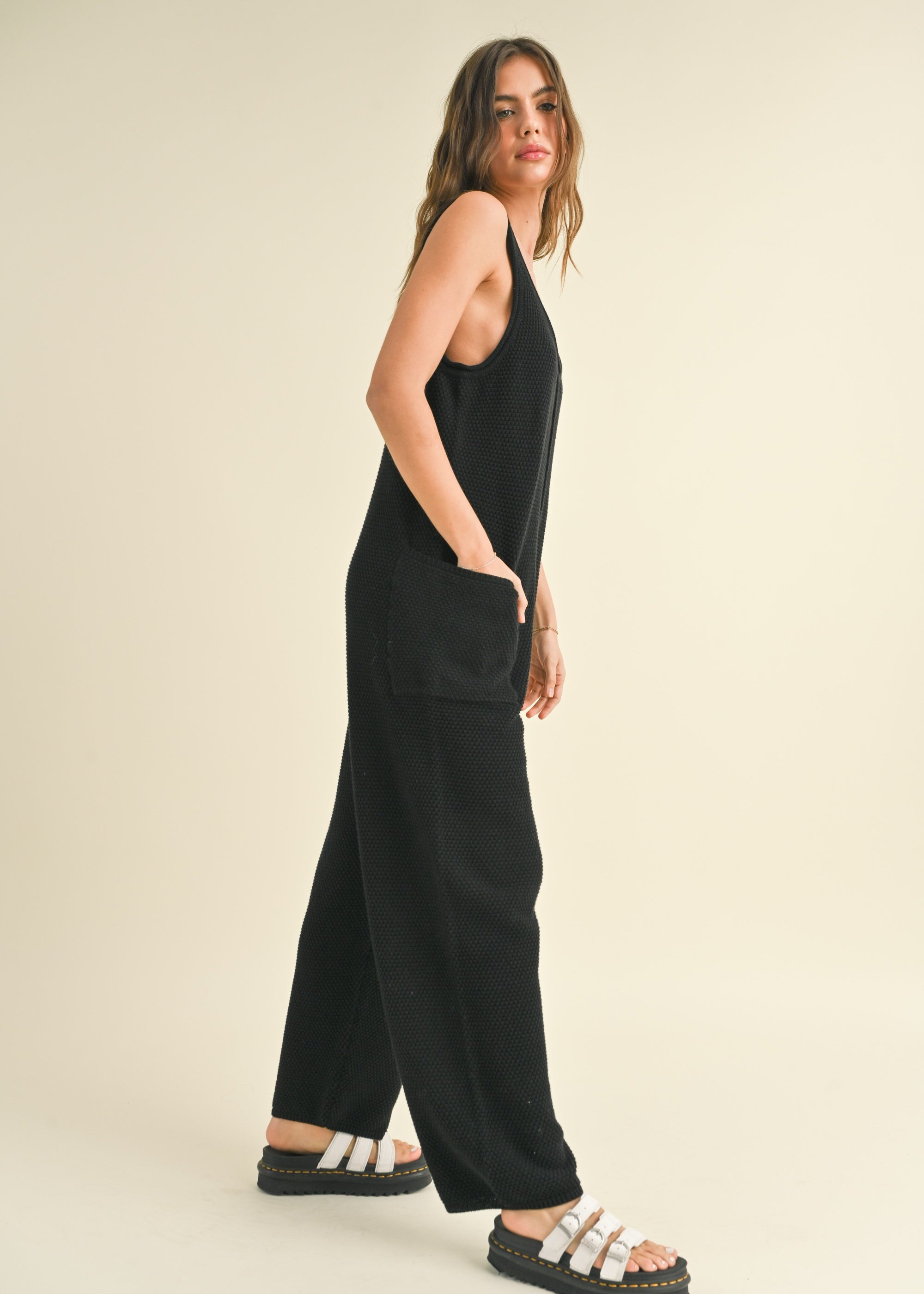 Hailee Knitted Jumpsuit - alldeserved.com