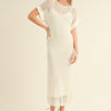 Ivy Mesh Long Dress with Slip - alldeserved.com