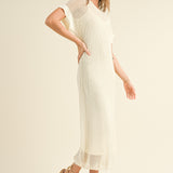 Ivy Mesh Long Dress with Slip - alldeserved.com