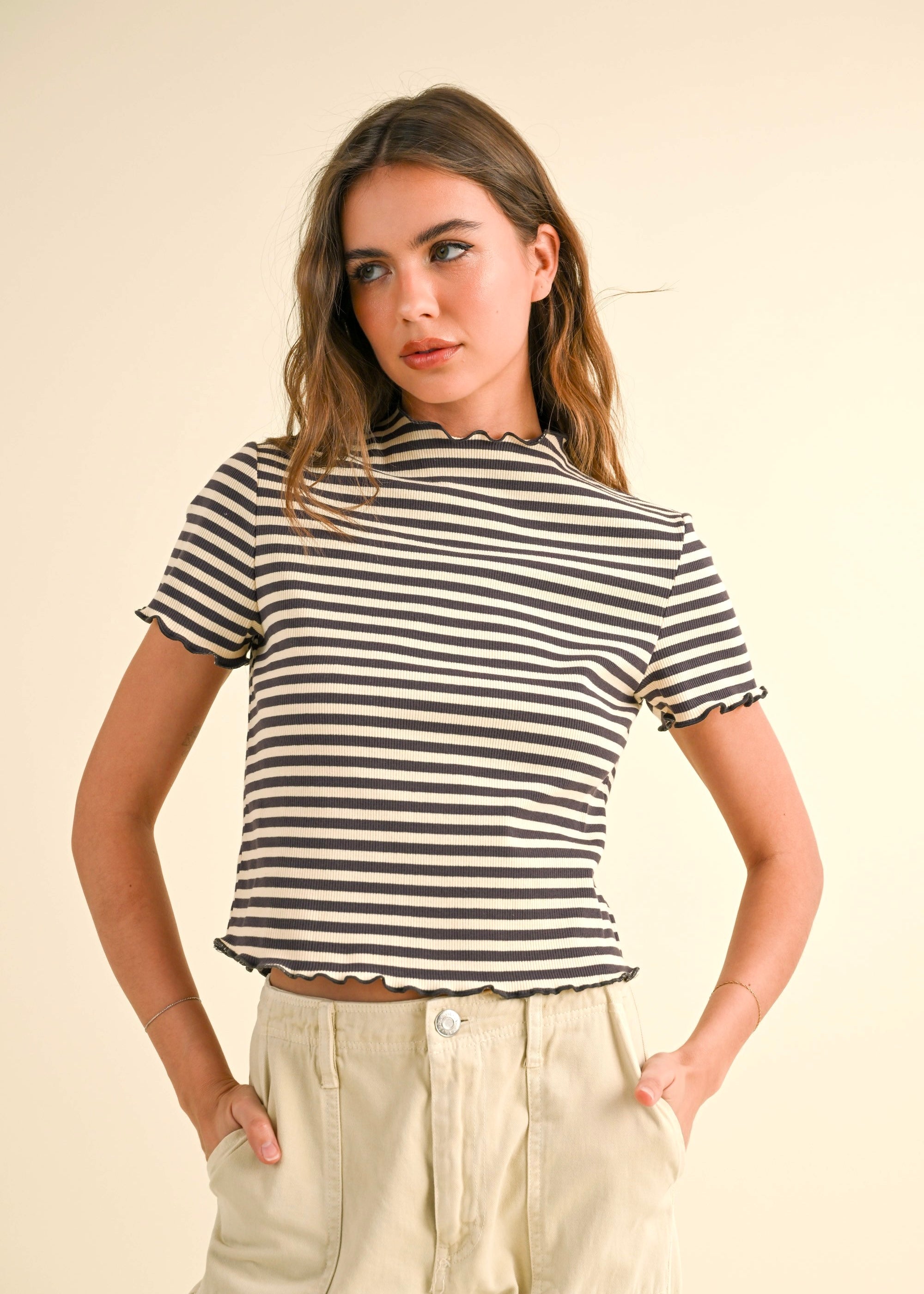 All Seasons Stripe Tee - alldeserved.com